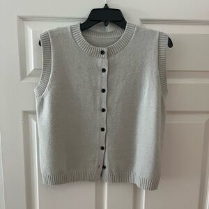 Commense Casual Button Up Sweater Vest